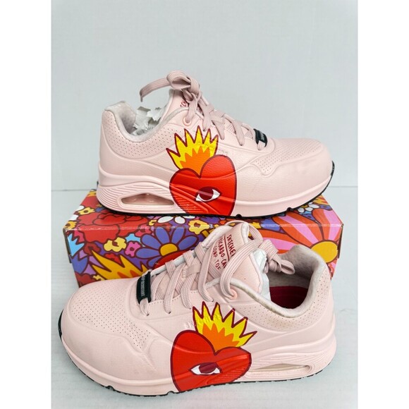 -1466 Skechers Pink Ricardo Cavolo US-8.5 Womens - Picture 1 of 5